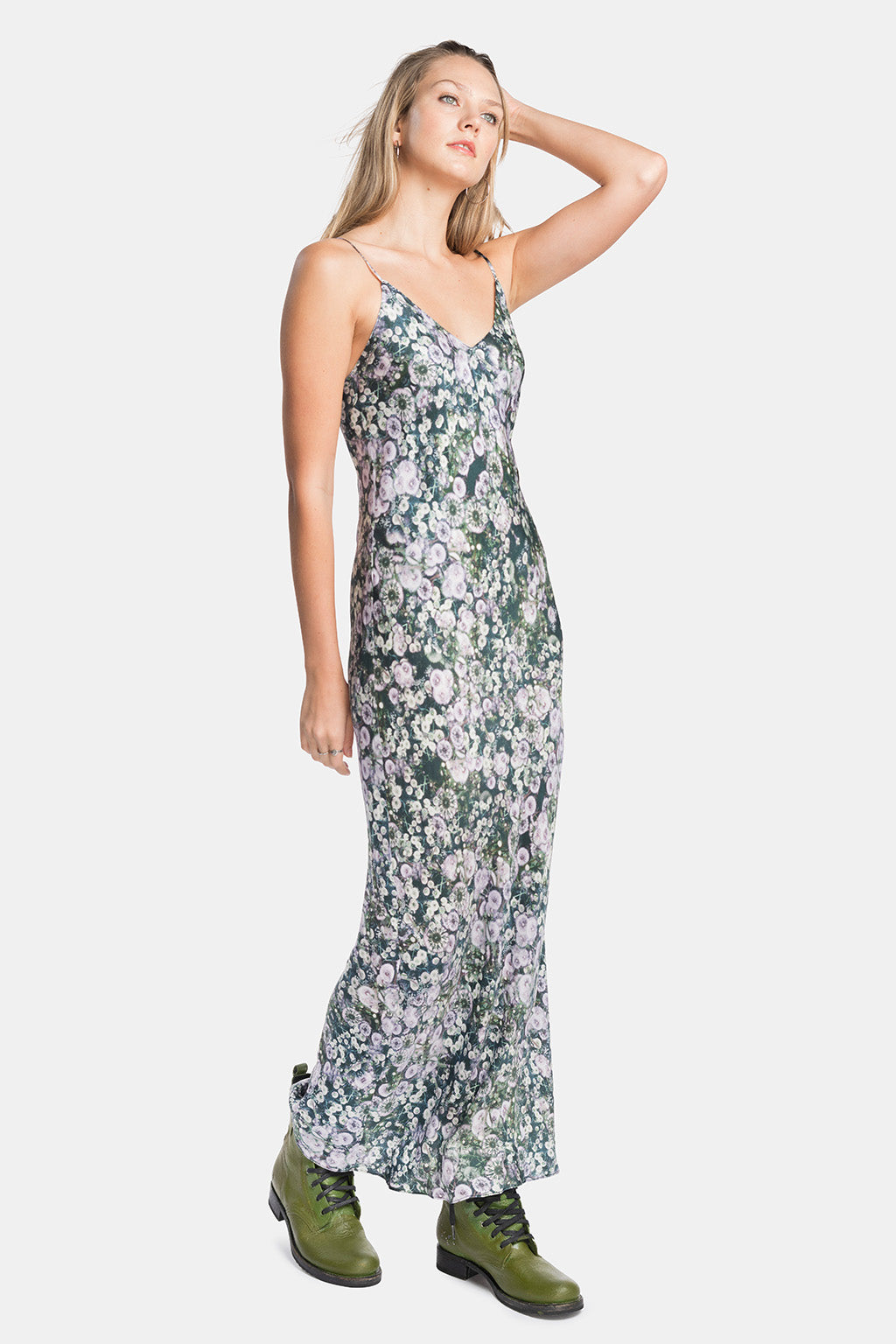 floral vegan dress