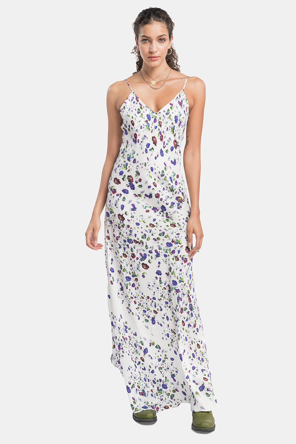 cupro modal maxi dress