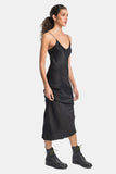 vegan silk maxi dress