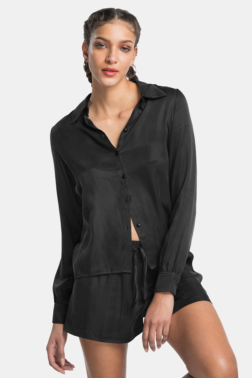 vegan silk shorts