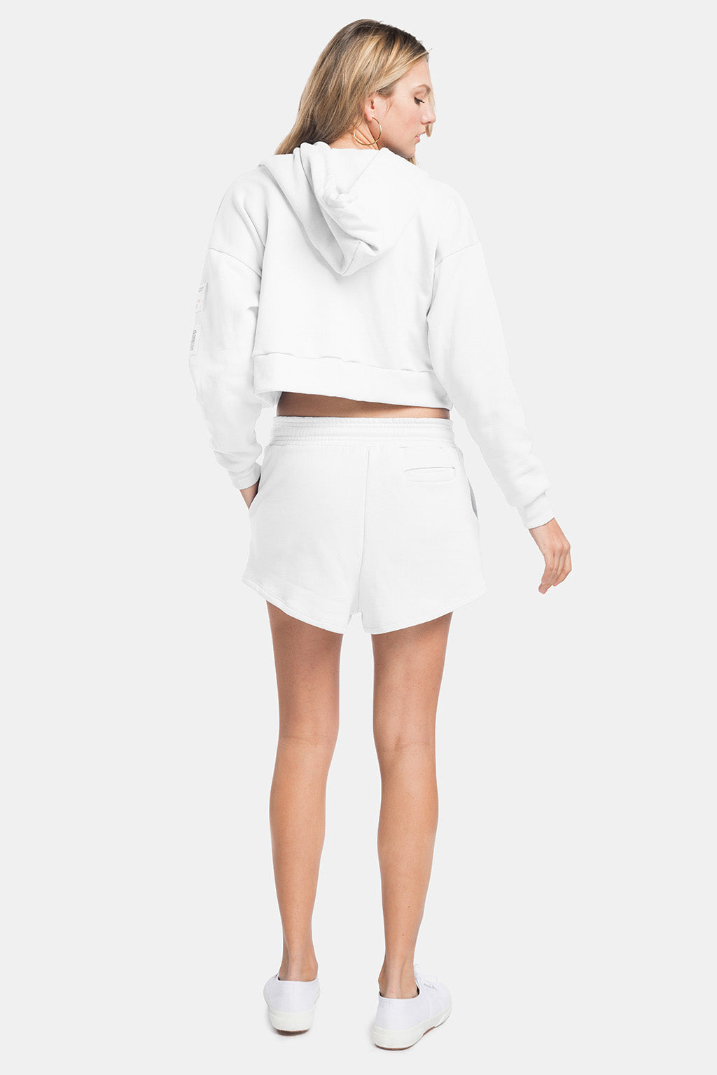 organic crop hoodie