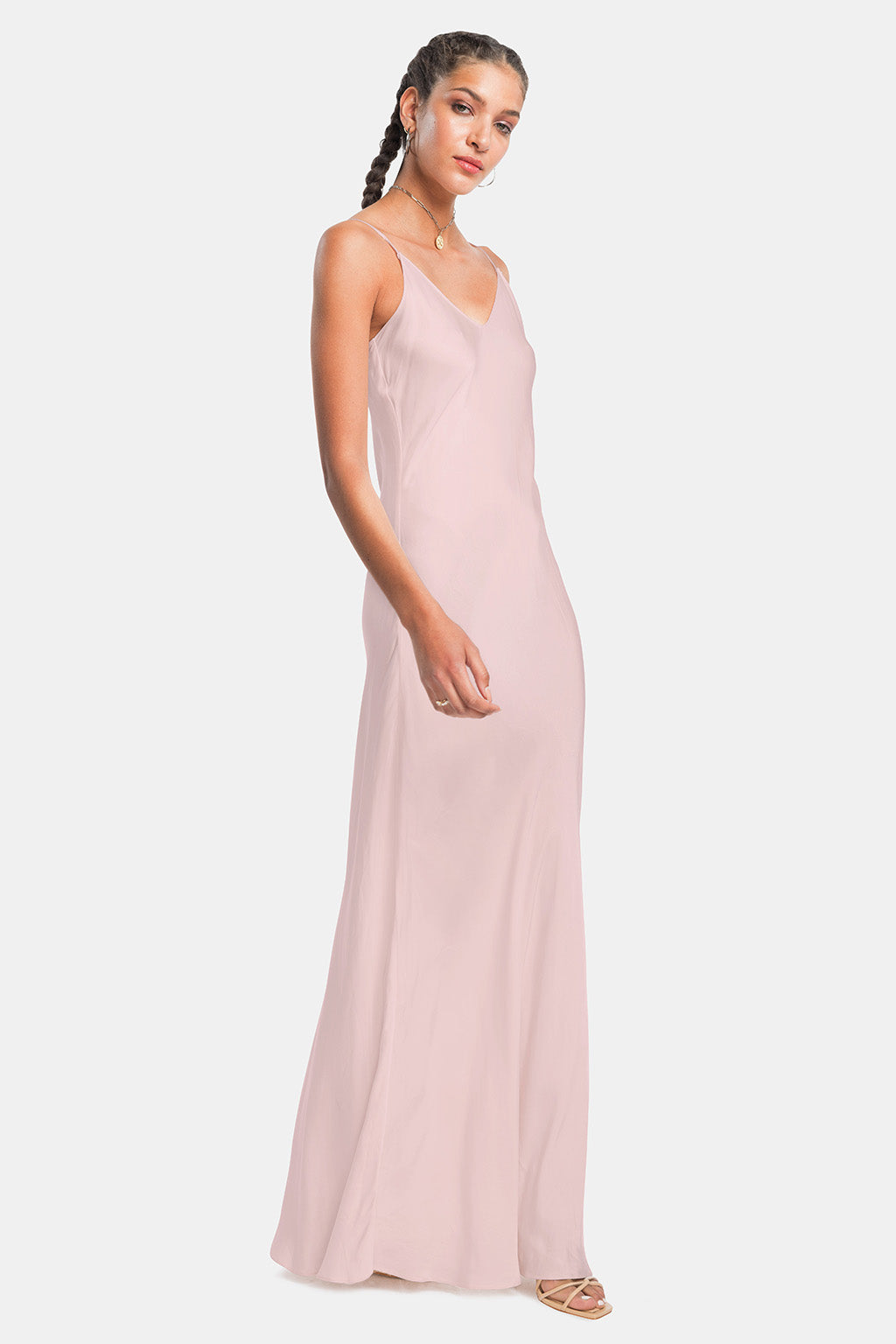 pink slip dress