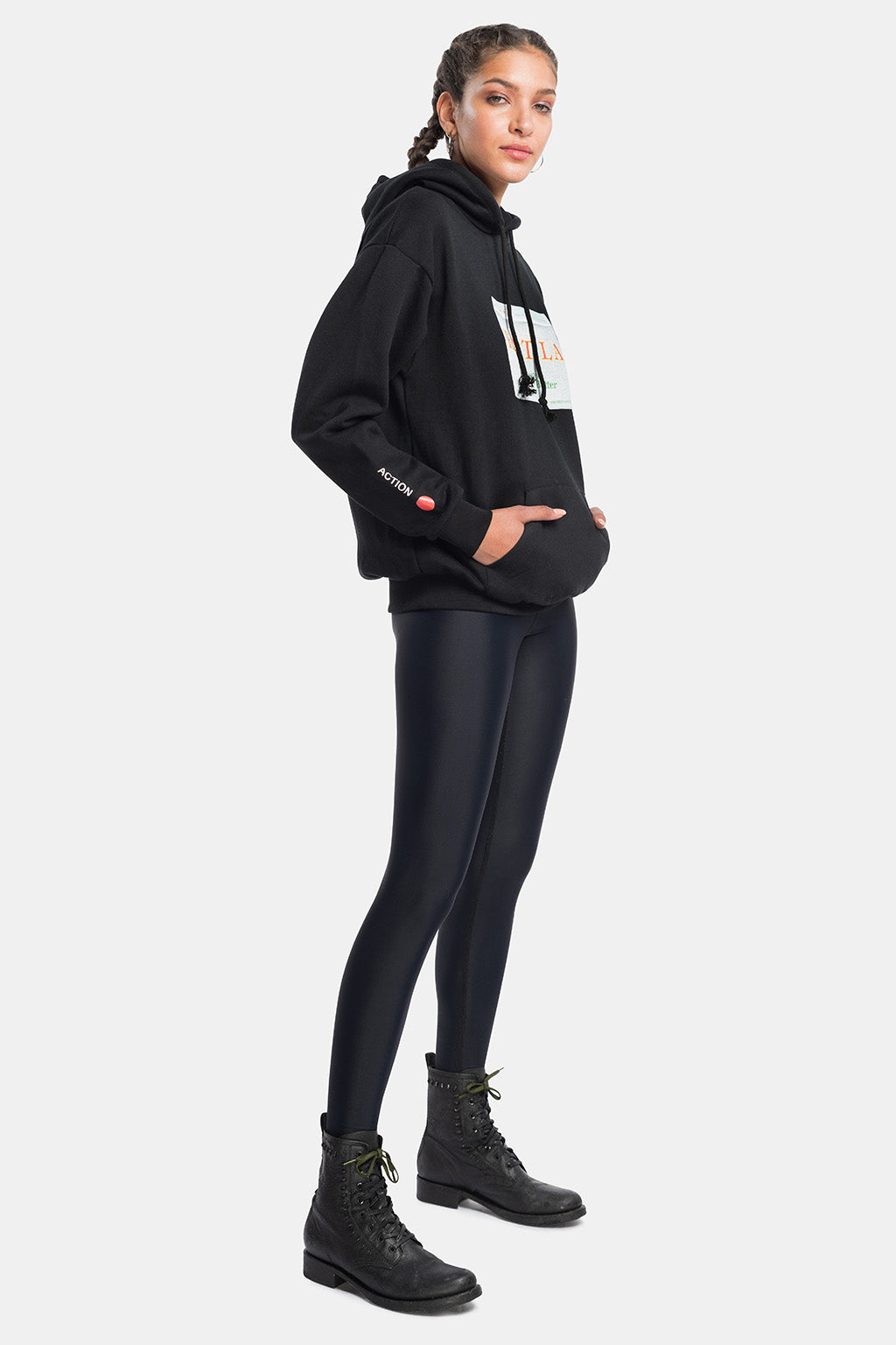 iconic black butter hoodie organic cotton