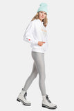 white organic cotton butter hoodie