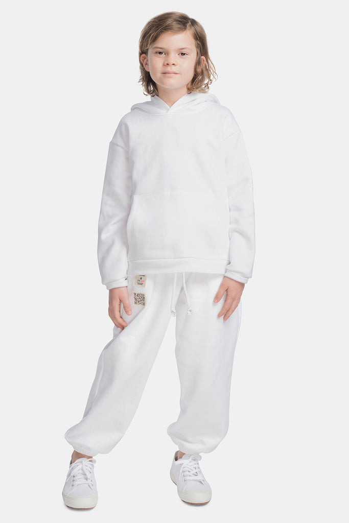 White deals hoodie child