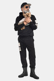 sustainable sweatsuit in black