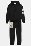 sustainable sweatsuit in black