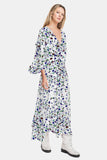 floral drop shoulder dress
