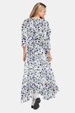 floral drop shoulder dress