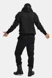 sustainable sweatsuit in black