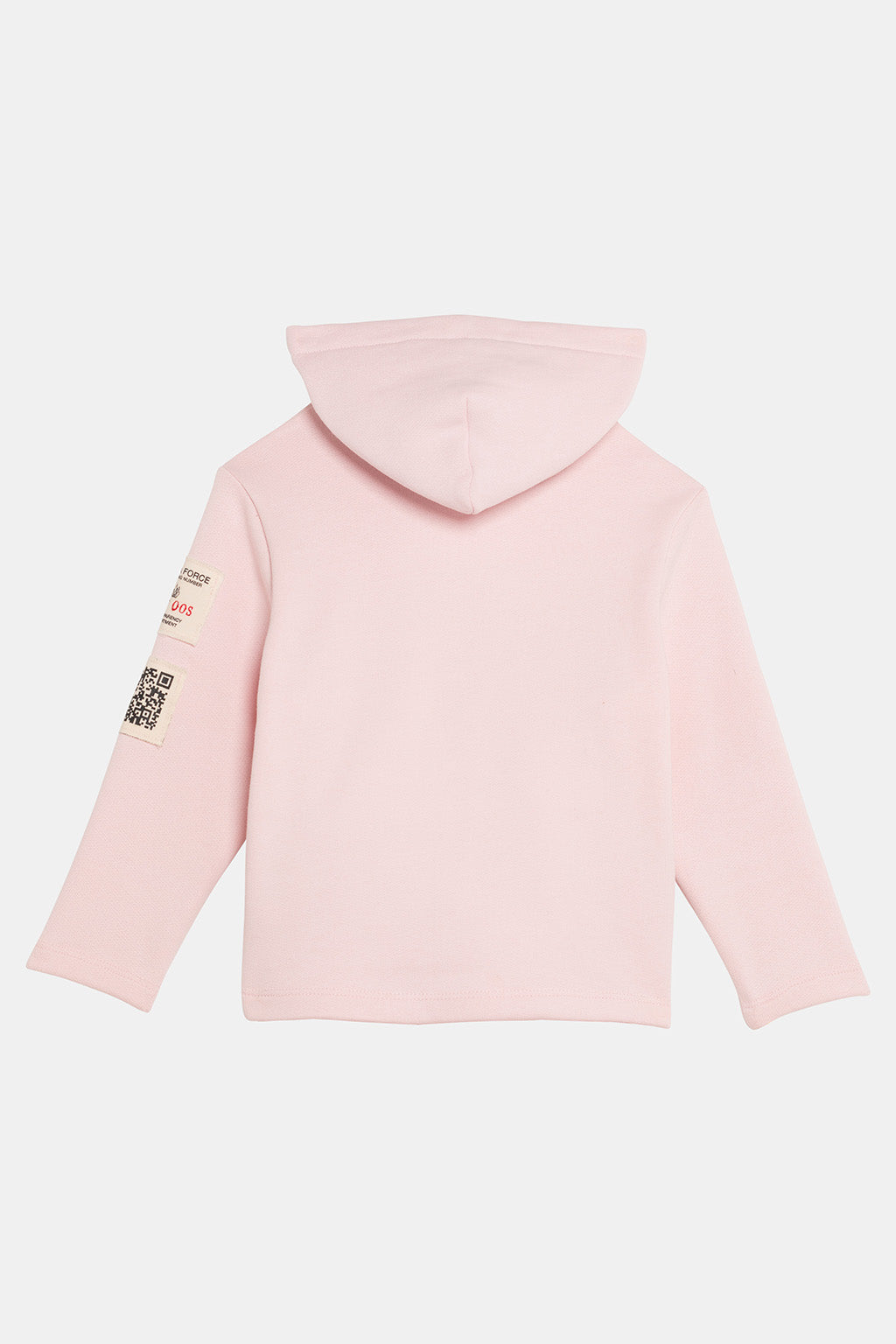 organic cotton pink baby hoodie